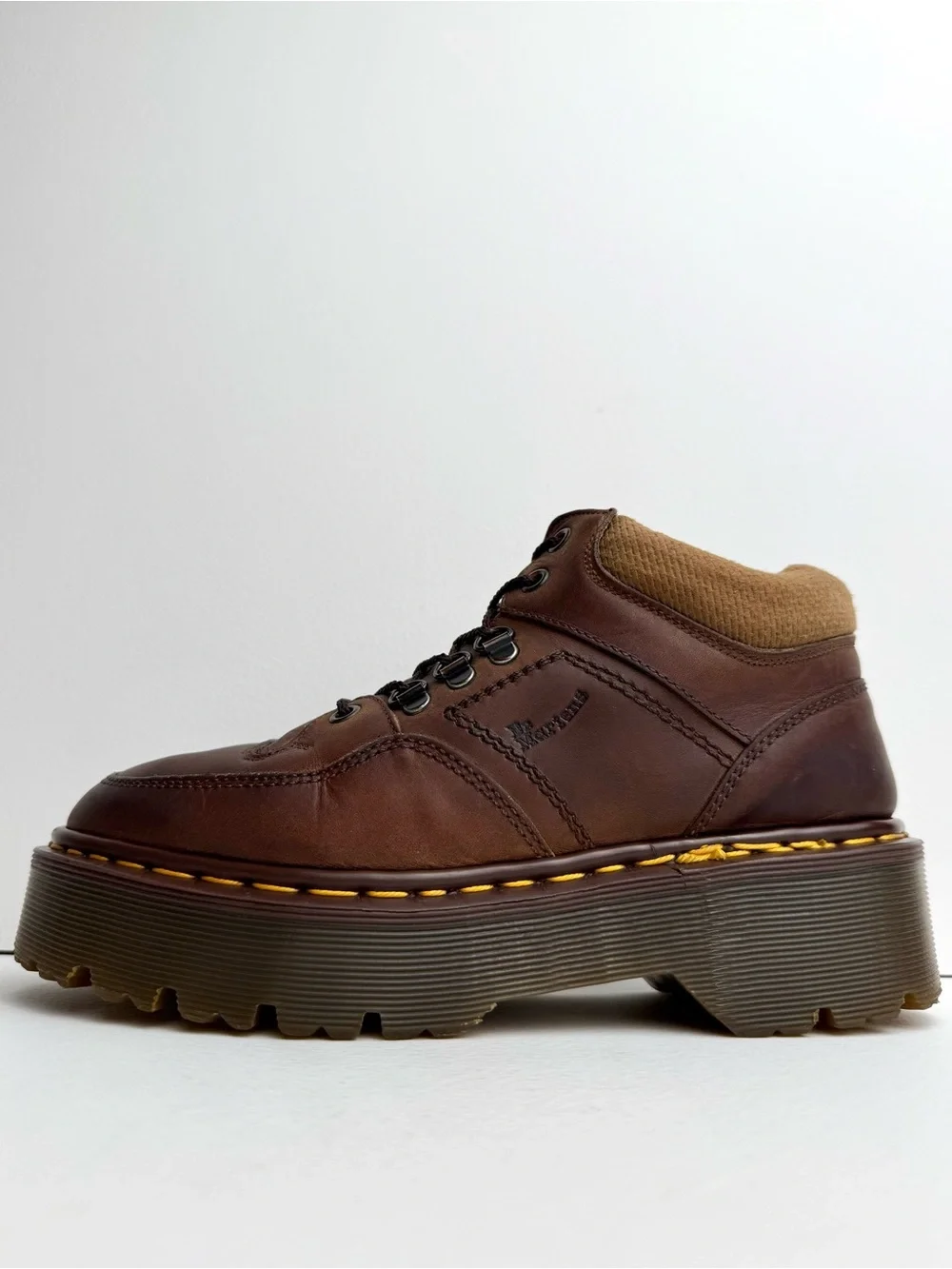 Vintage Dr. Martens Brown Crazy Horse Envy Platform Boots UK 5